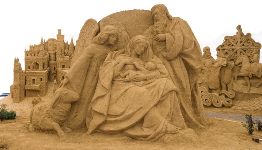 Presepe di sabbia a Scorrano